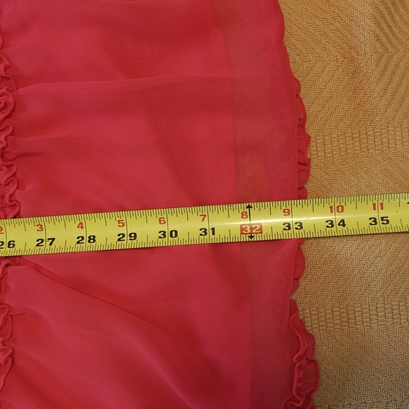 Hot Pink Ruffled Dress - Picture 10 of 12